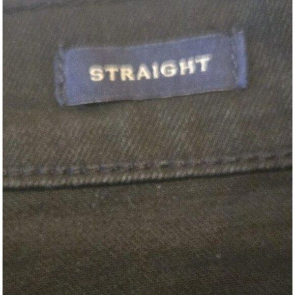 J Crew Flex Jeans Size 34 X 36 Athletic Straight Leg Stretch Black Denim AB564 - Picture 5 of 10